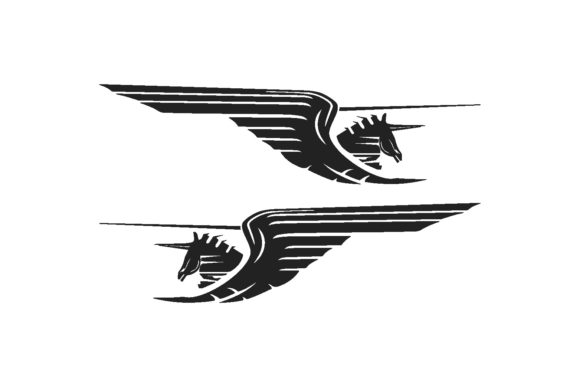 Download Pegasus Decal Vector Design - Pegasus Collection
