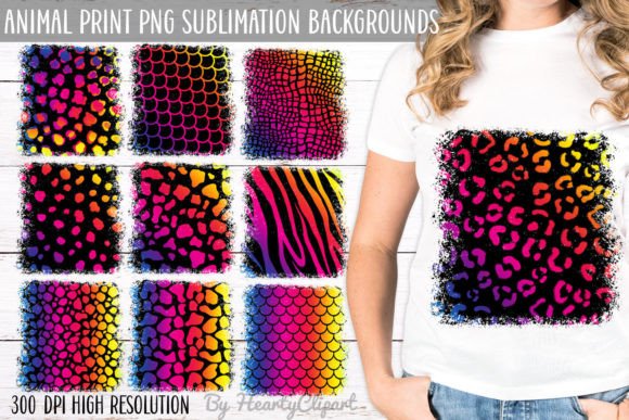 Download Rainbow Animal Print Backgrounds - Animal Collection