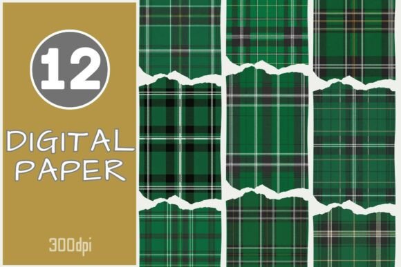 Download Green Tartan Plaid Paper Pack - Plaid paper Collection
