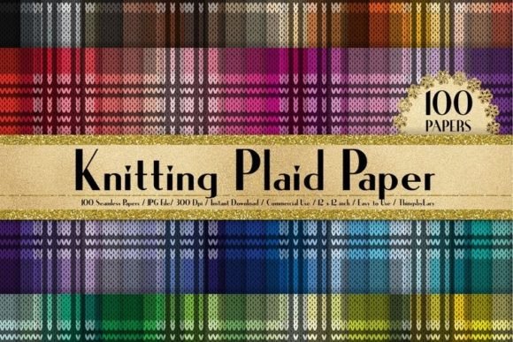 Download Seamless Knitting Plaid Papers - Plaid paper Collection