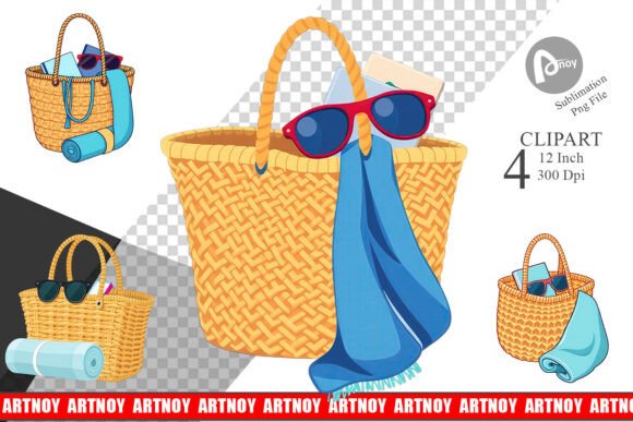 Download Beach Bag Clipart - Beach bag clipart Collection