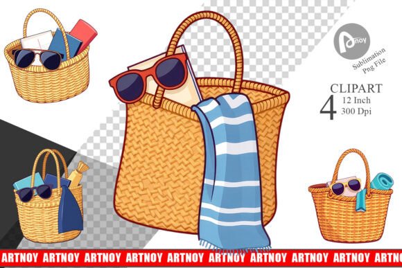 Download Beach Bag Clipart - Beach bag clipart Collection