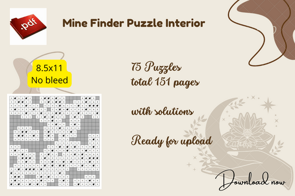 Download Mine Finder Puzzle Printable Paper - Printable paper Collection